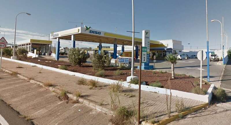 Gasolinera de Disa situada en la carretera de El Goro (Foto TA)